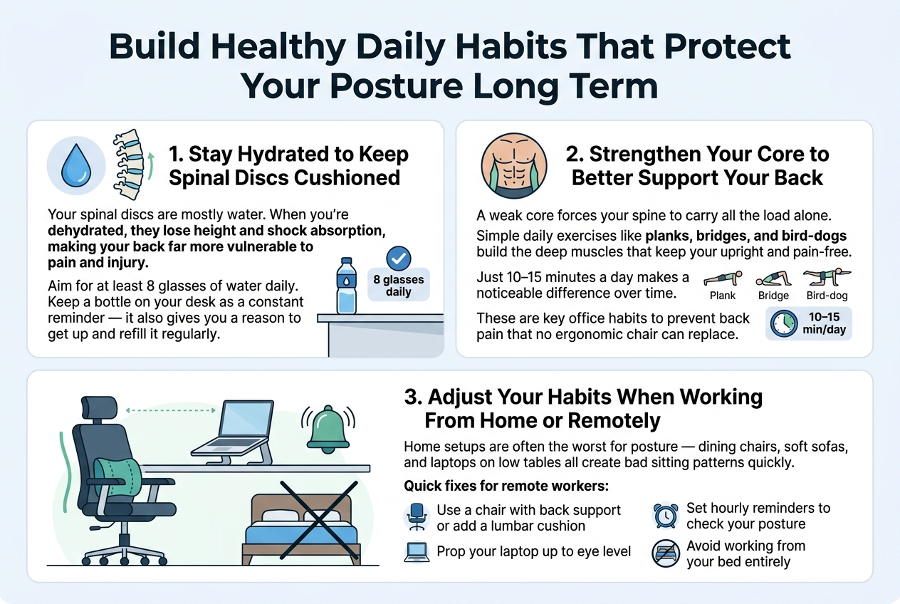 Build Healthy Daily Habits That Protect Your Posture Long Term
